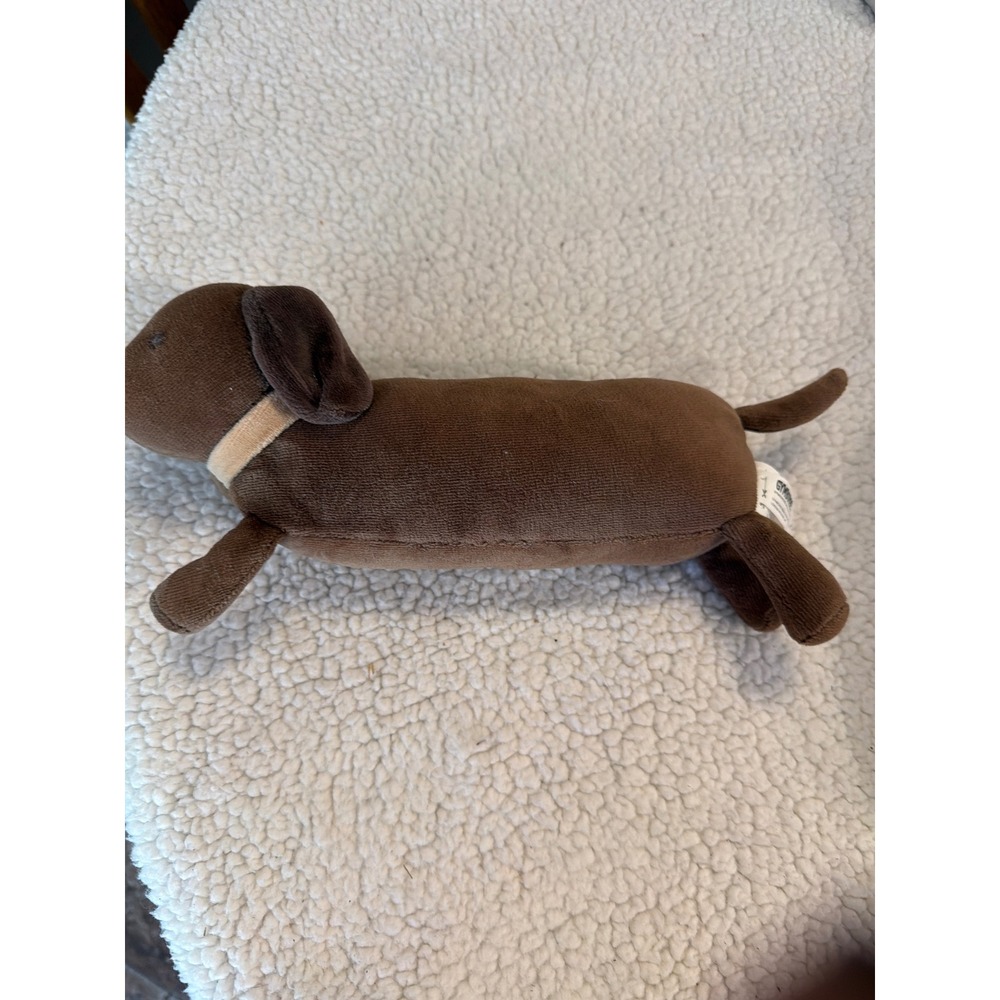 Gymboree 2006 Brown Dachshund Dog Plush‎ Stuffed Animal Weiner Toy 10 inch